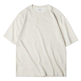 Men's Casual Linen T-Shirt Cool Breathable Solid Color