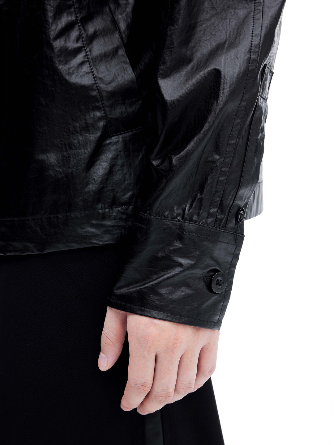 Coated Zipper Jacket