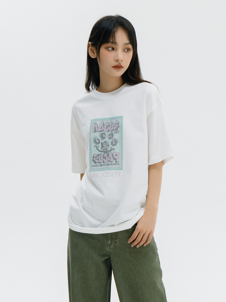 Cotton Summer Print Tee