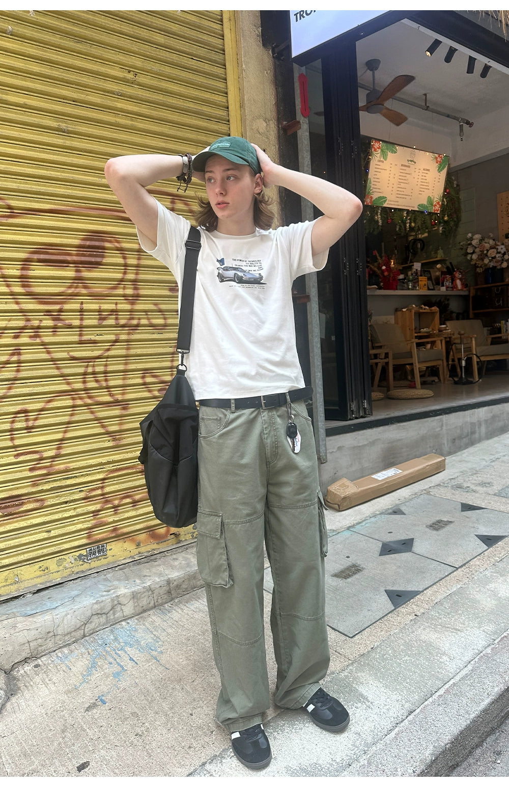 Panelled Cargo Trousers