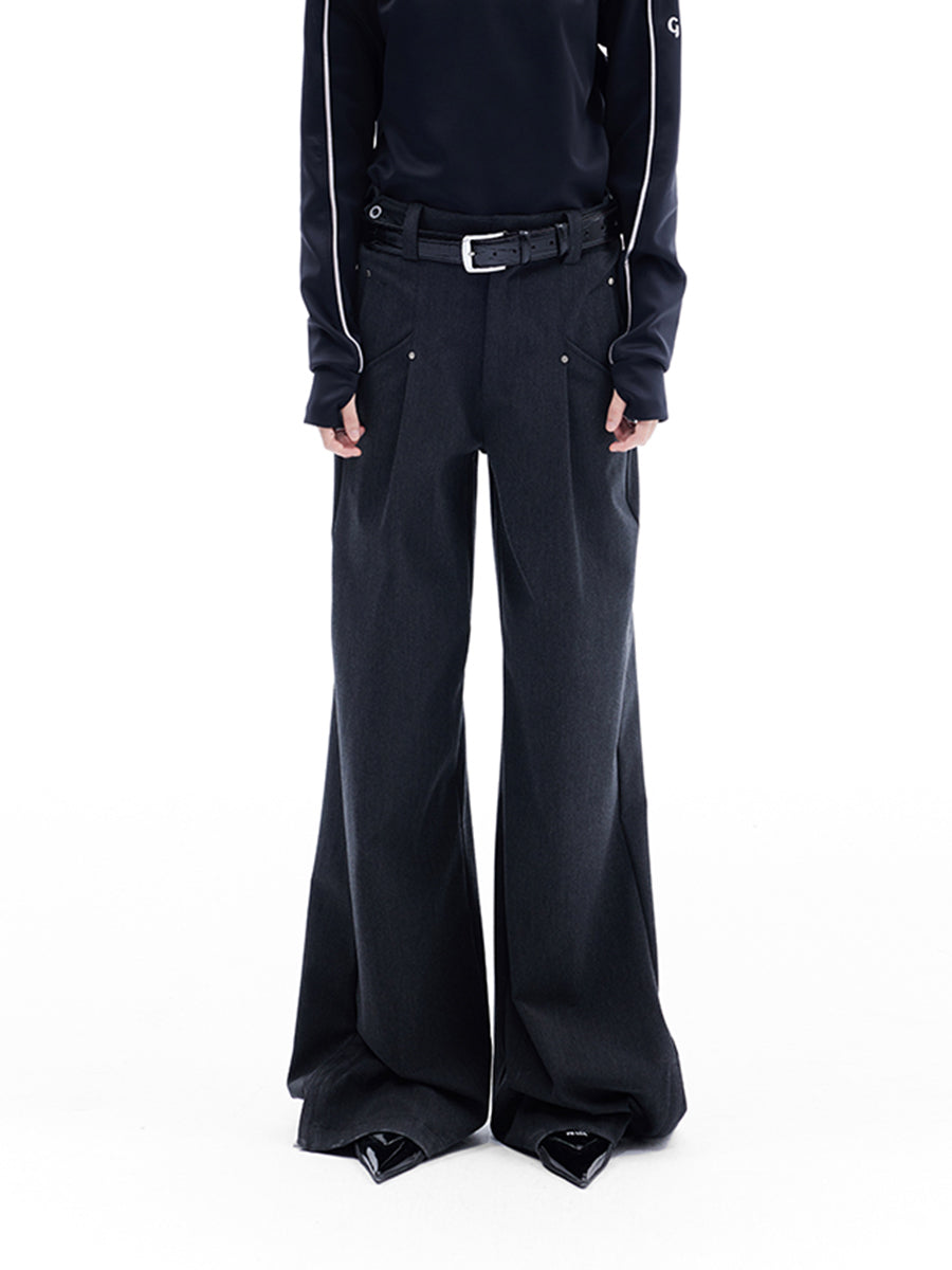 Wide-Leg Elegance Trousers