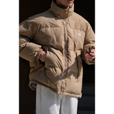 Japanese Cityboy Winter Padded Jacket Homemade Thick Loose All-Match