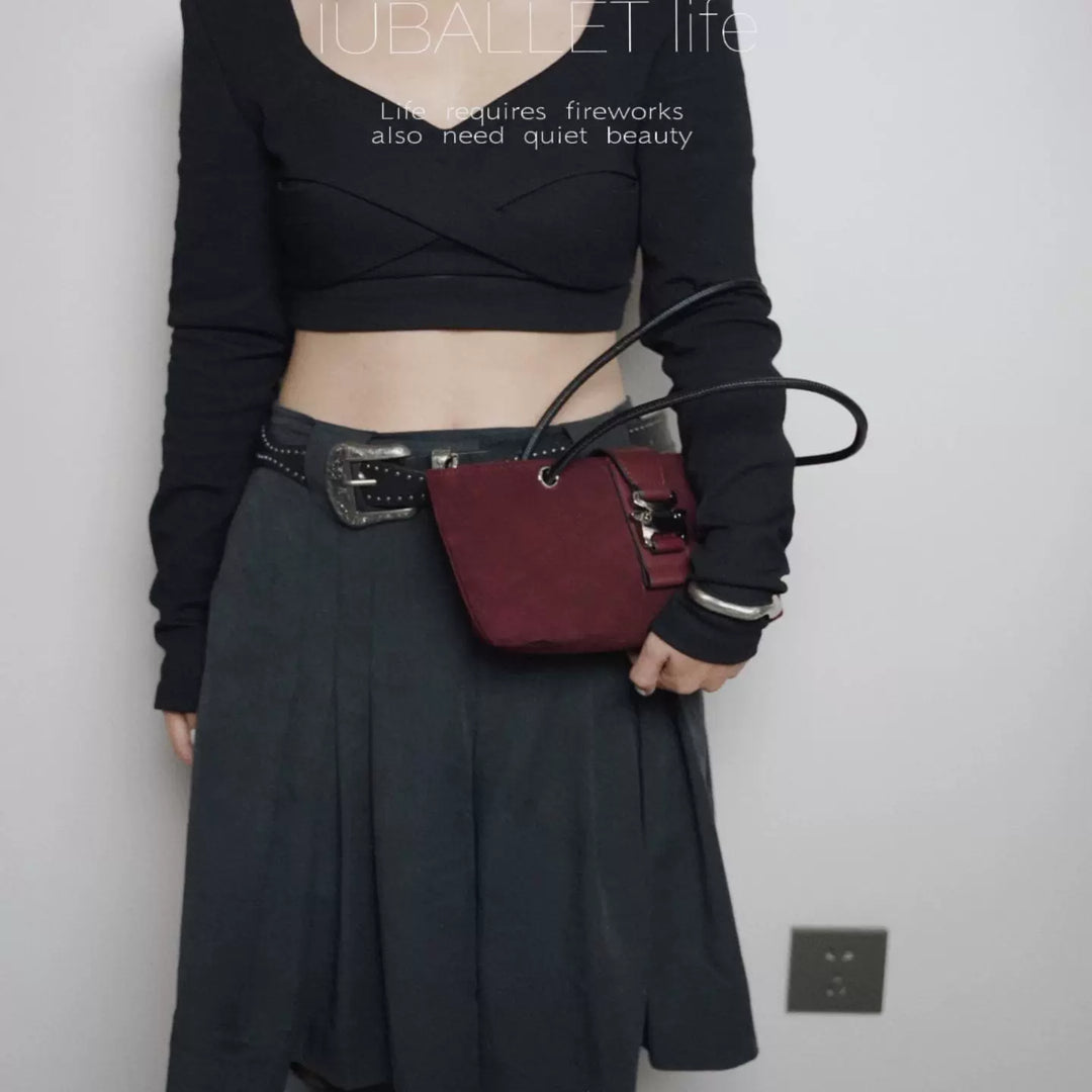 Matte Leather Crossbody