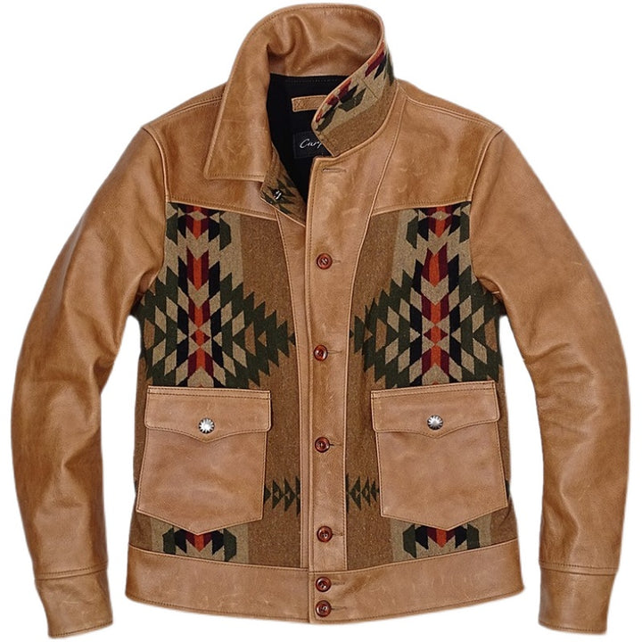 Navajo Cowhide Jacket