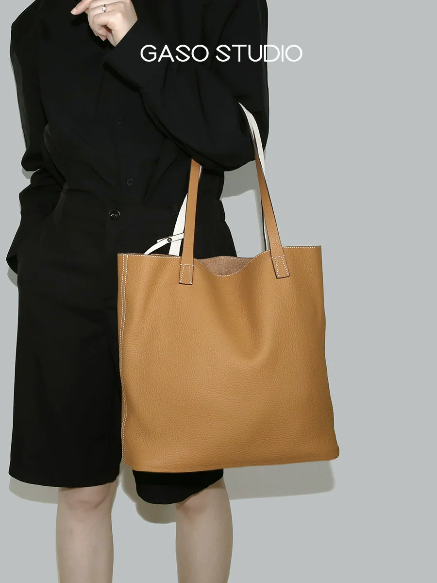 Genuine Leather Elite Tote