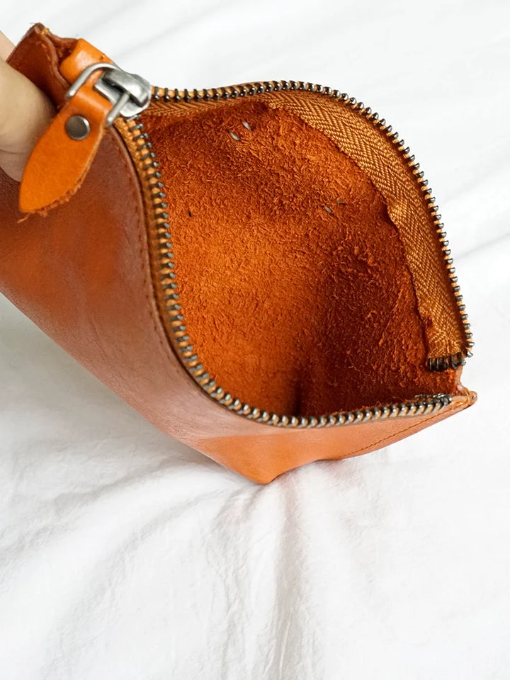 Vega Leather Coin Clutch