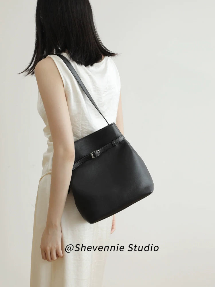 Shevennie Leather Tote