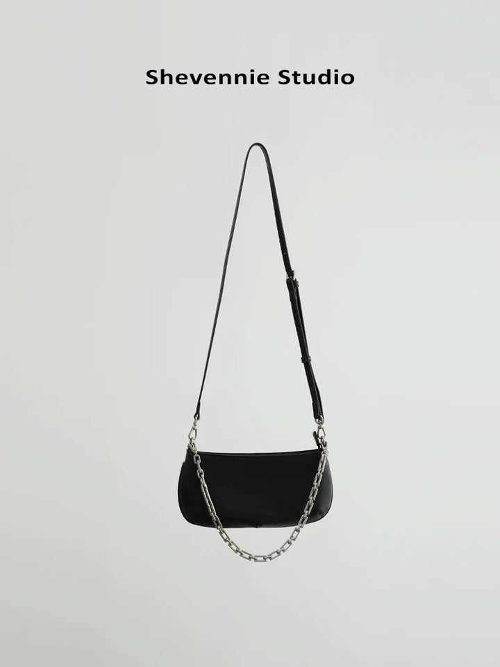 Leather Chain Crossbody