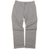 Mid Waist Straight Casual Pure Cotton Washed Trousers Pants