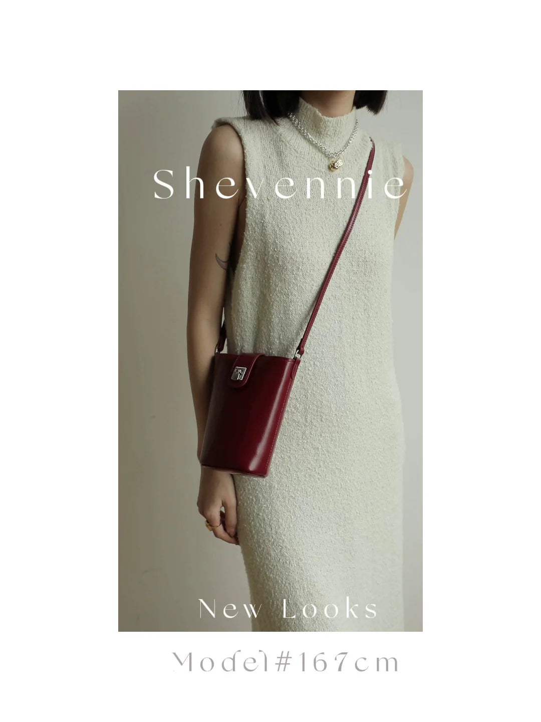 Shevennie Leather Crossbody Bag