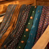 Wool Silk Printed Scarf - High-End Gentlemen's Warmth for Autumn-Winter Elegance