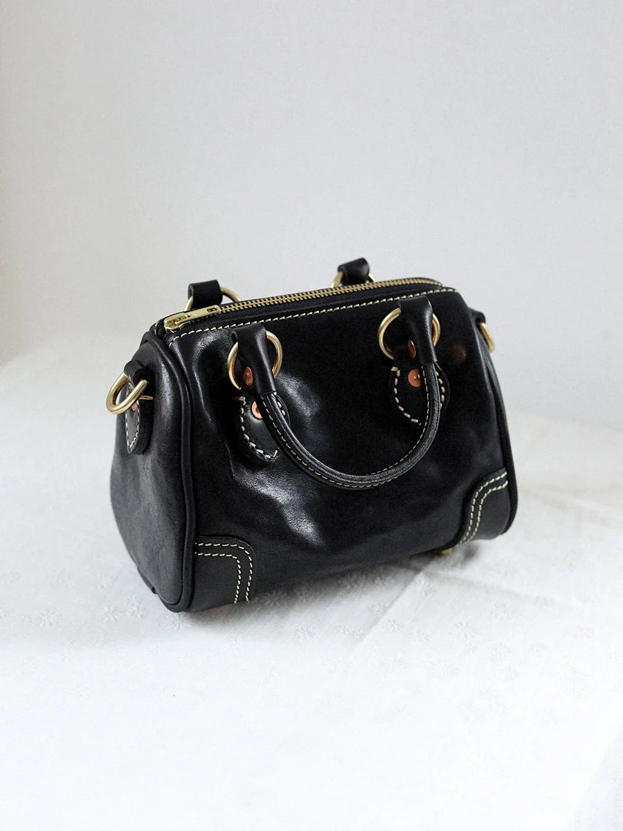 Obsidian Petite Boston Bag