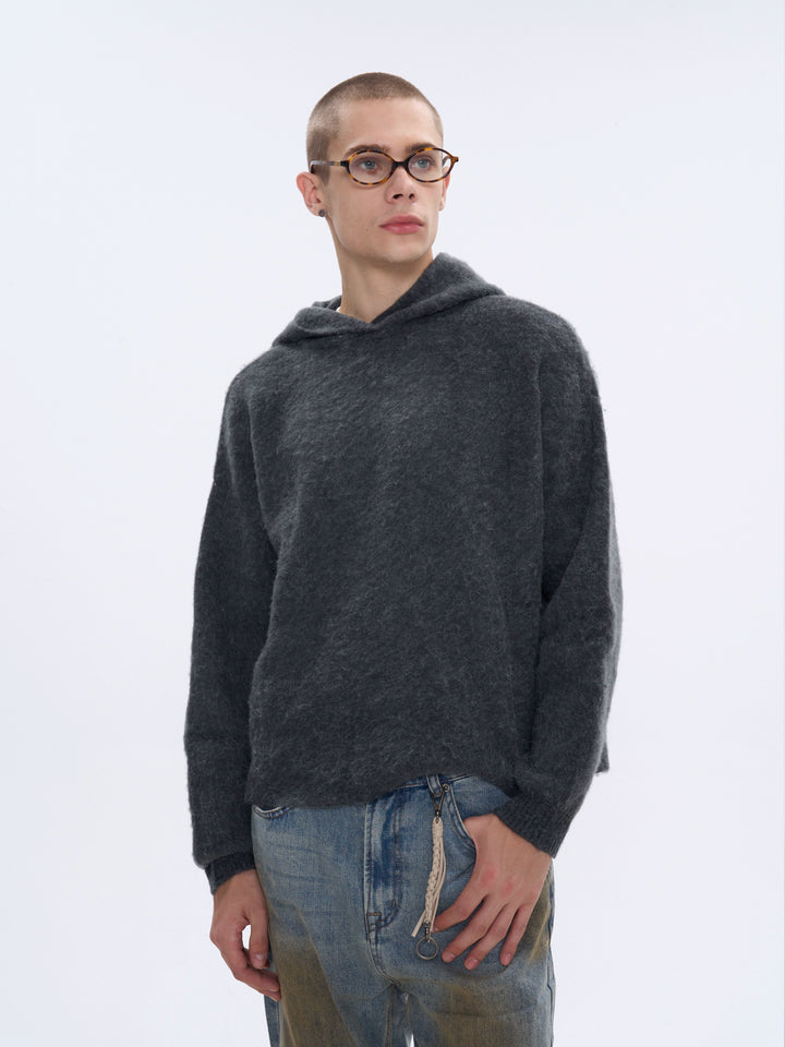 Mohair Hoodie Sweater