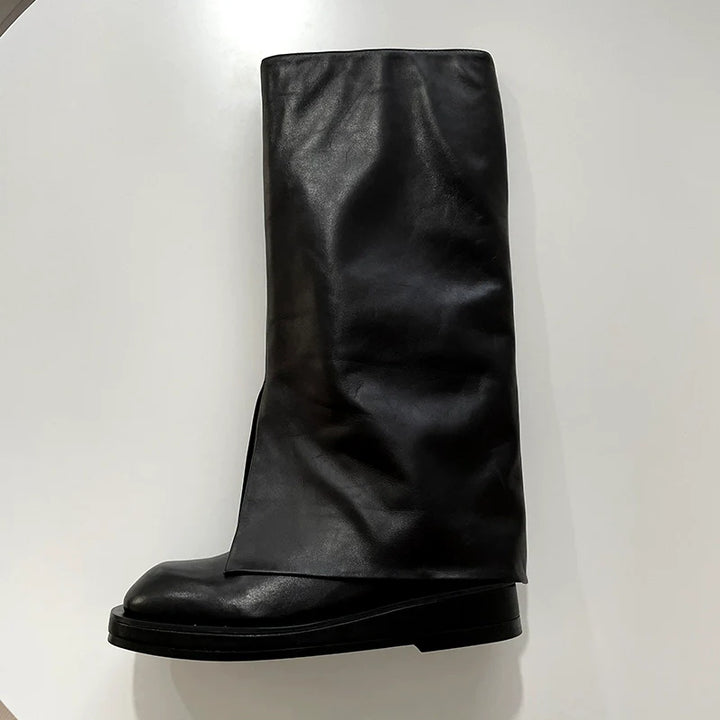 Leather Ex-Boyfriend Boots