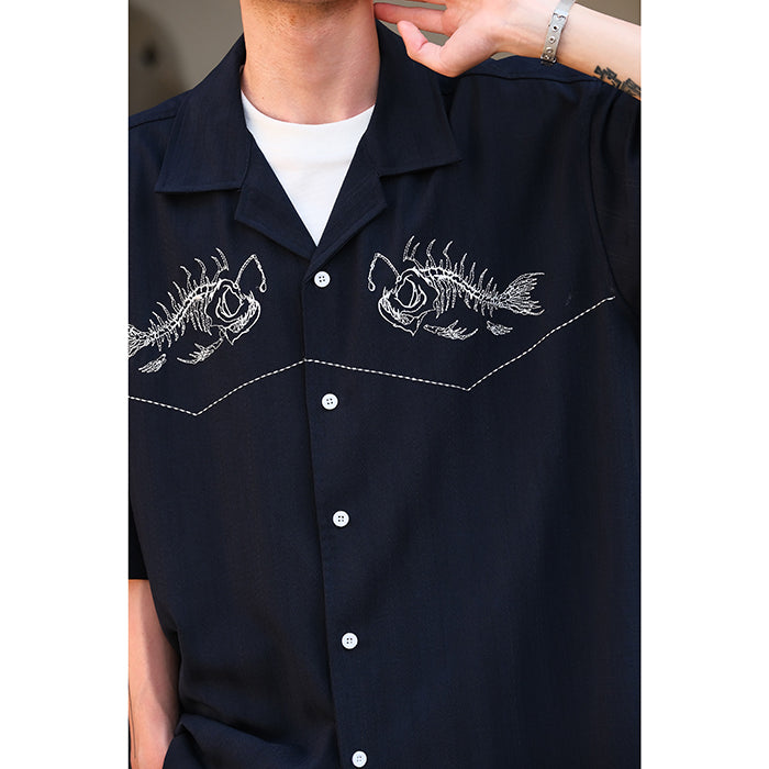 Embroidered Aloha Shirt