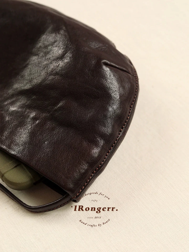 Mini Leather Shell Bag