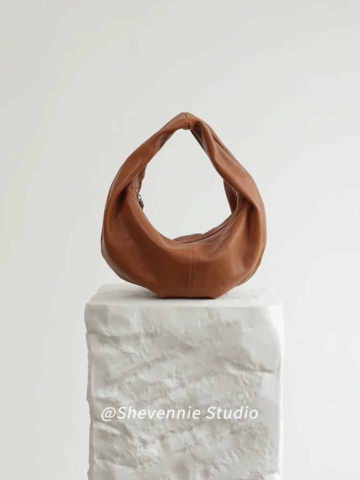 Sheepskin Crescent Bag