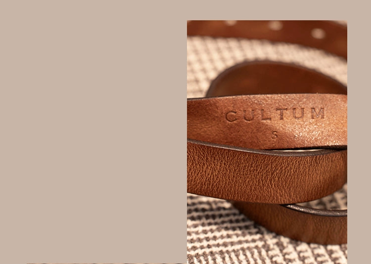 Vintage Leather Casual Belt