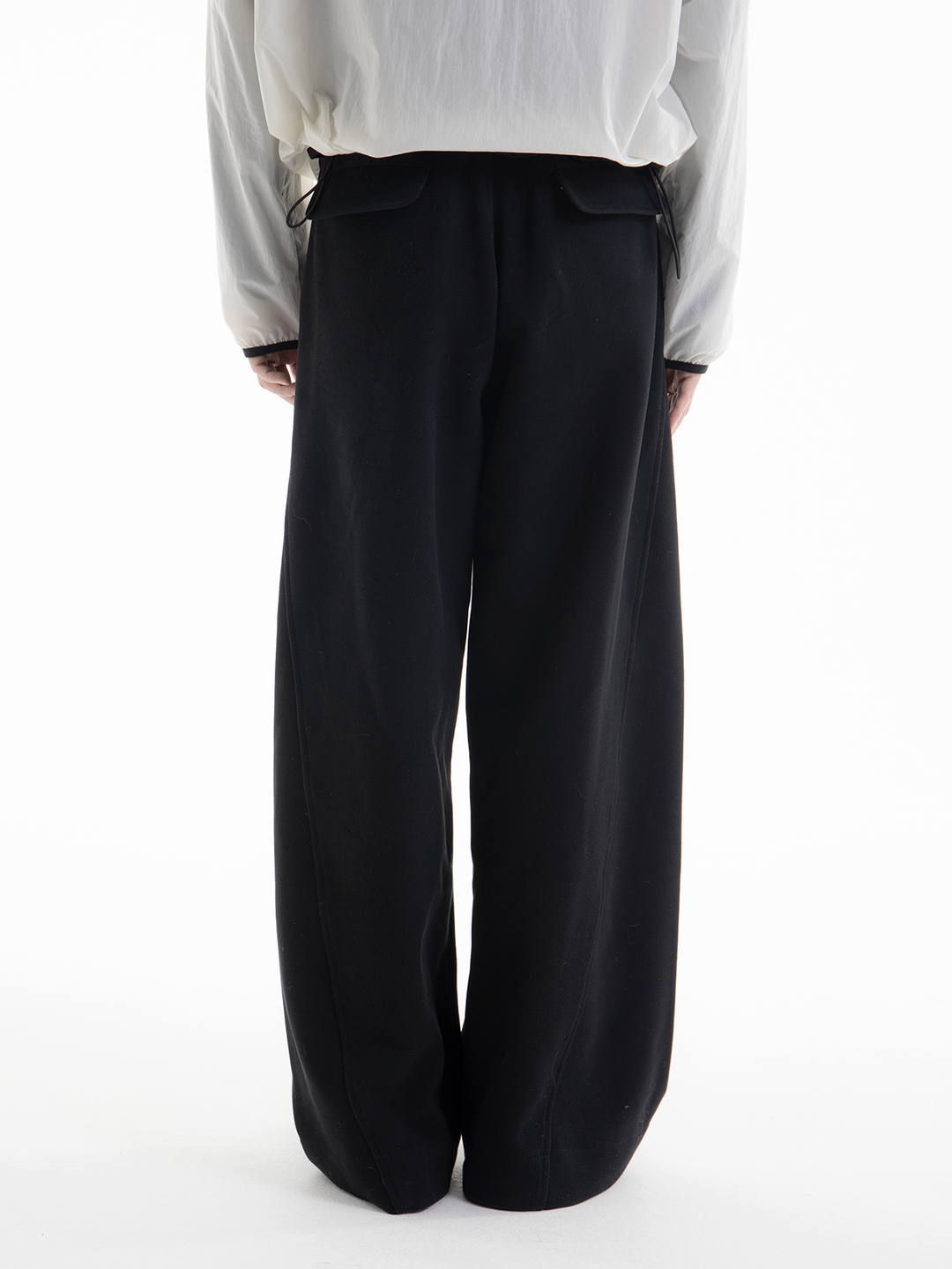 Belted A-Line Pants