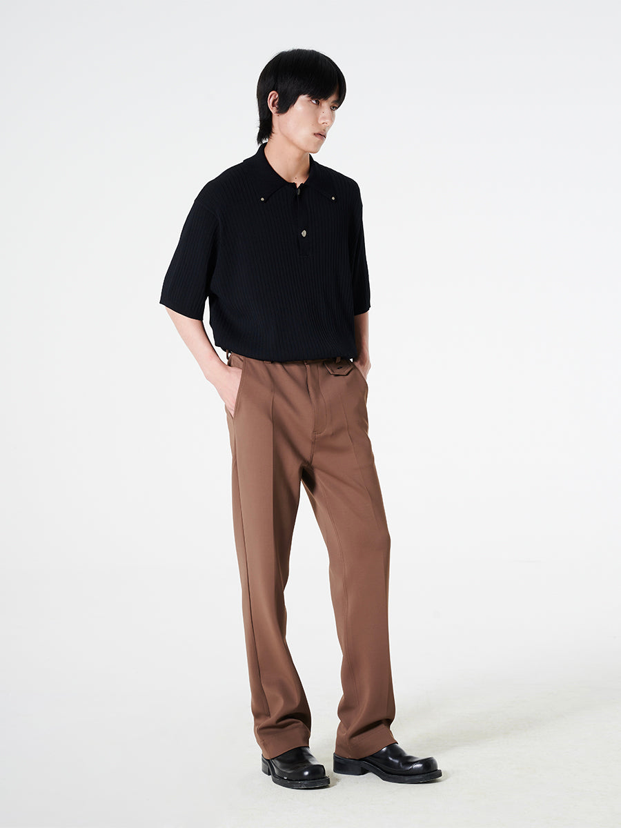 Two-Color Commuter Trousers