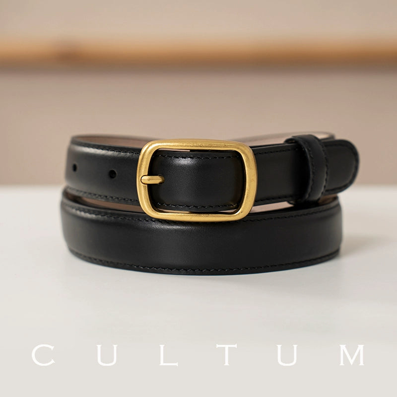 Leather Pin Buckle Belt