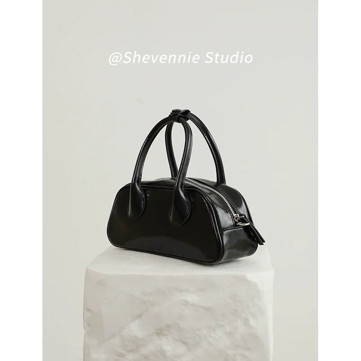 Shevennie Leather Baguette