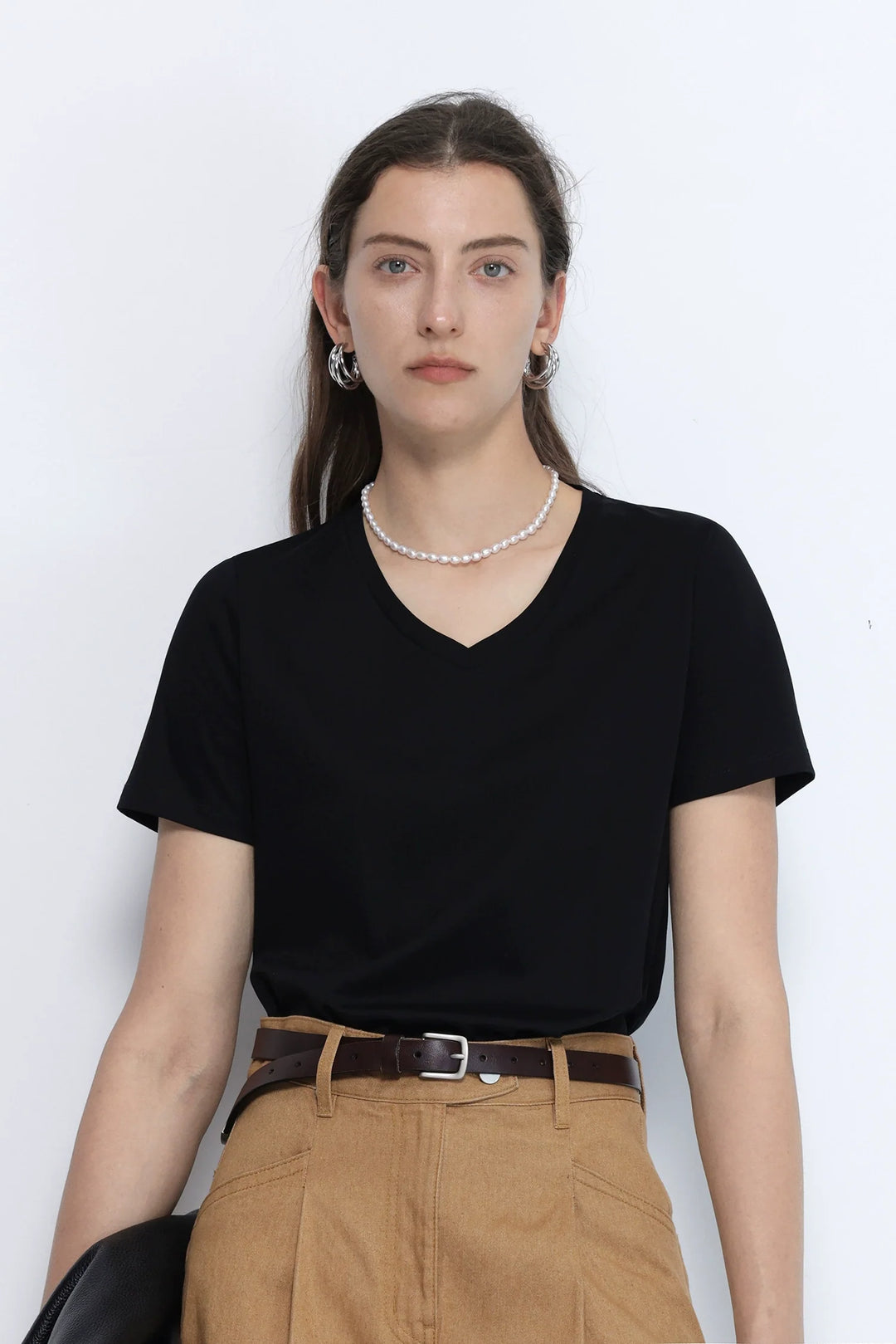 Mulberry Silk Pima Cotton Tee