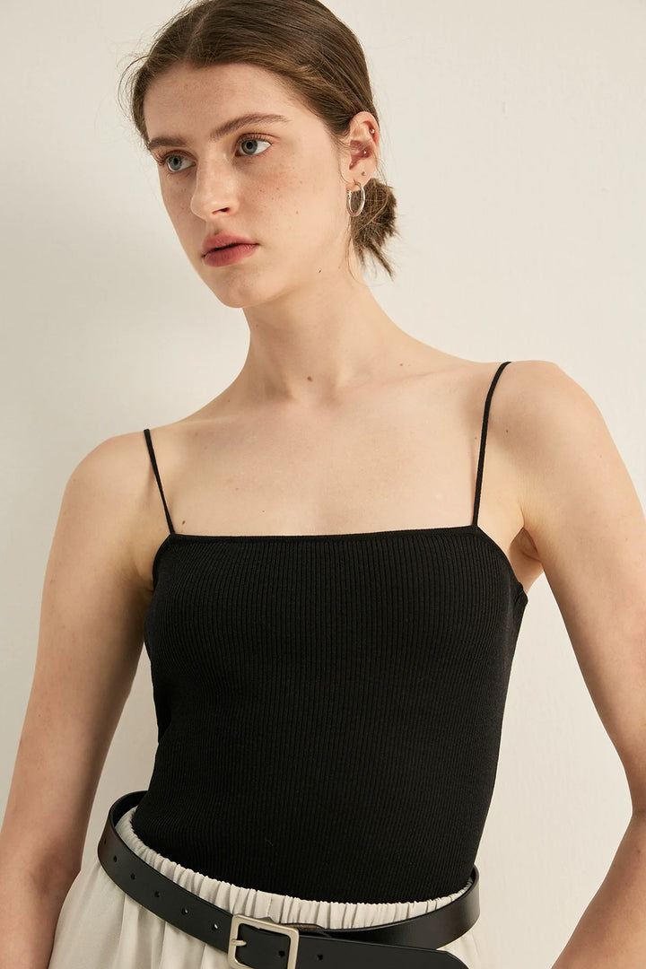 Silk Cotton Knitted Camisole