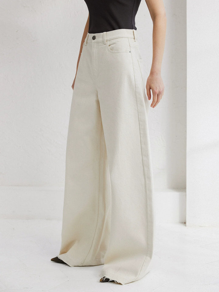 Turkish Denim Wide-Leg Pants