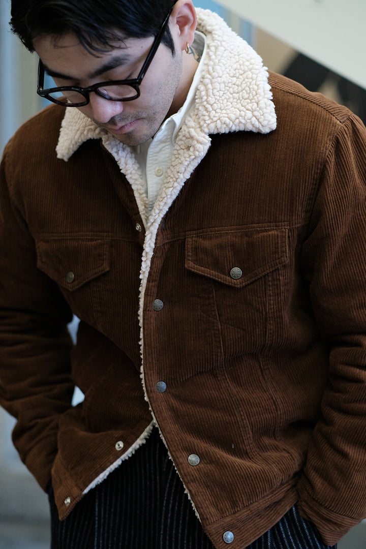 Corduroy Jacket with Fleece