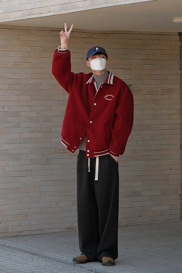 Vintage Wool Baseball Jacket