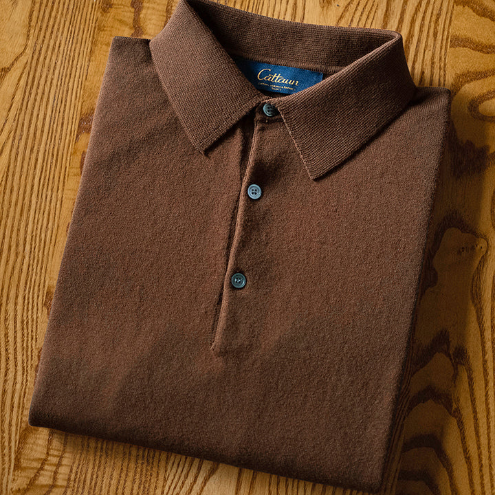 Cashmere Cotton Polo