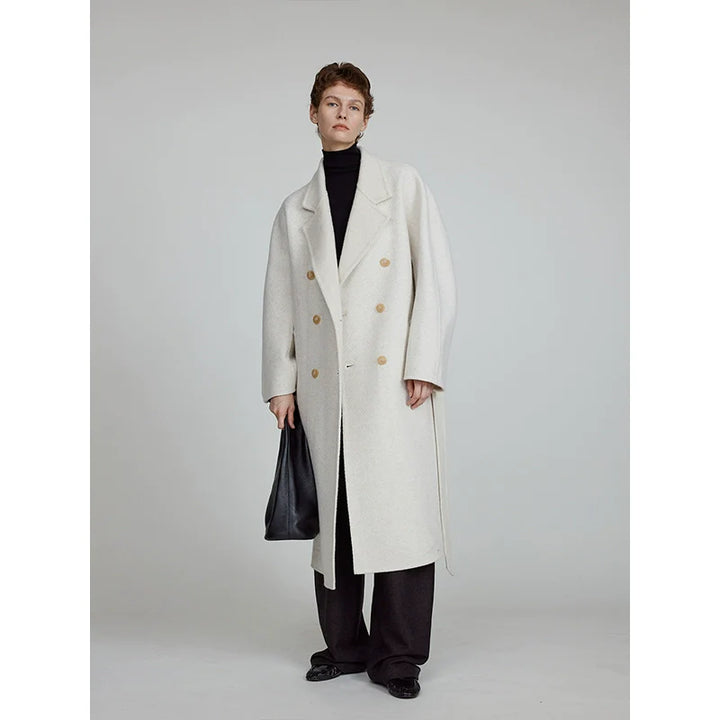 Camel Wool Twill Coat