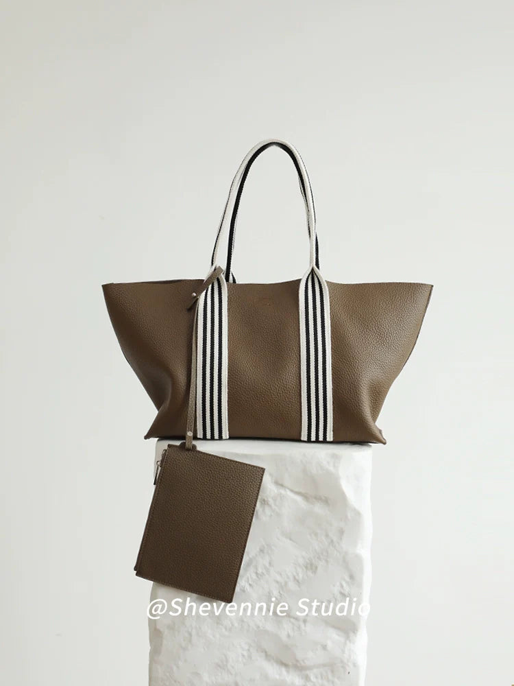 Lychee Leather Tote