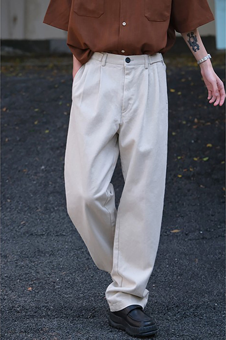 Loose Cotton Trousers