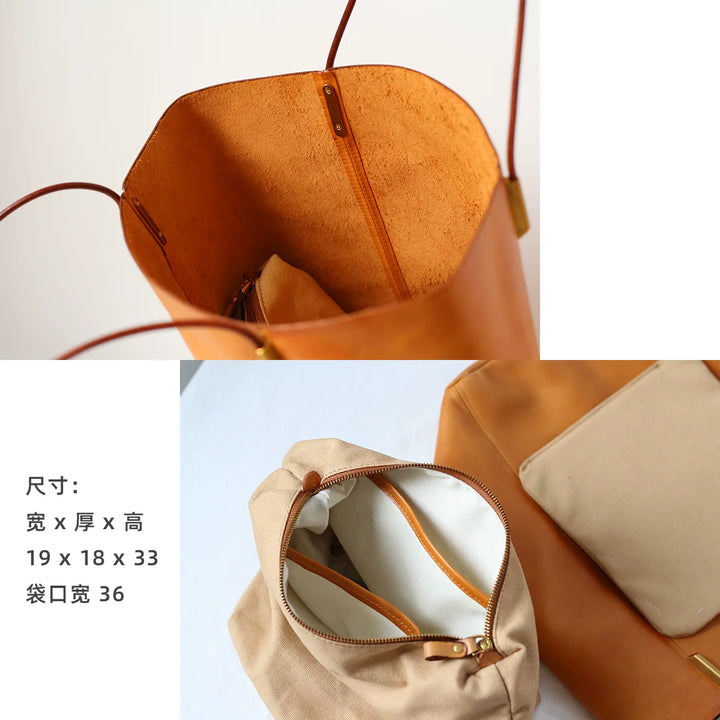 Rongerr Leather Tote