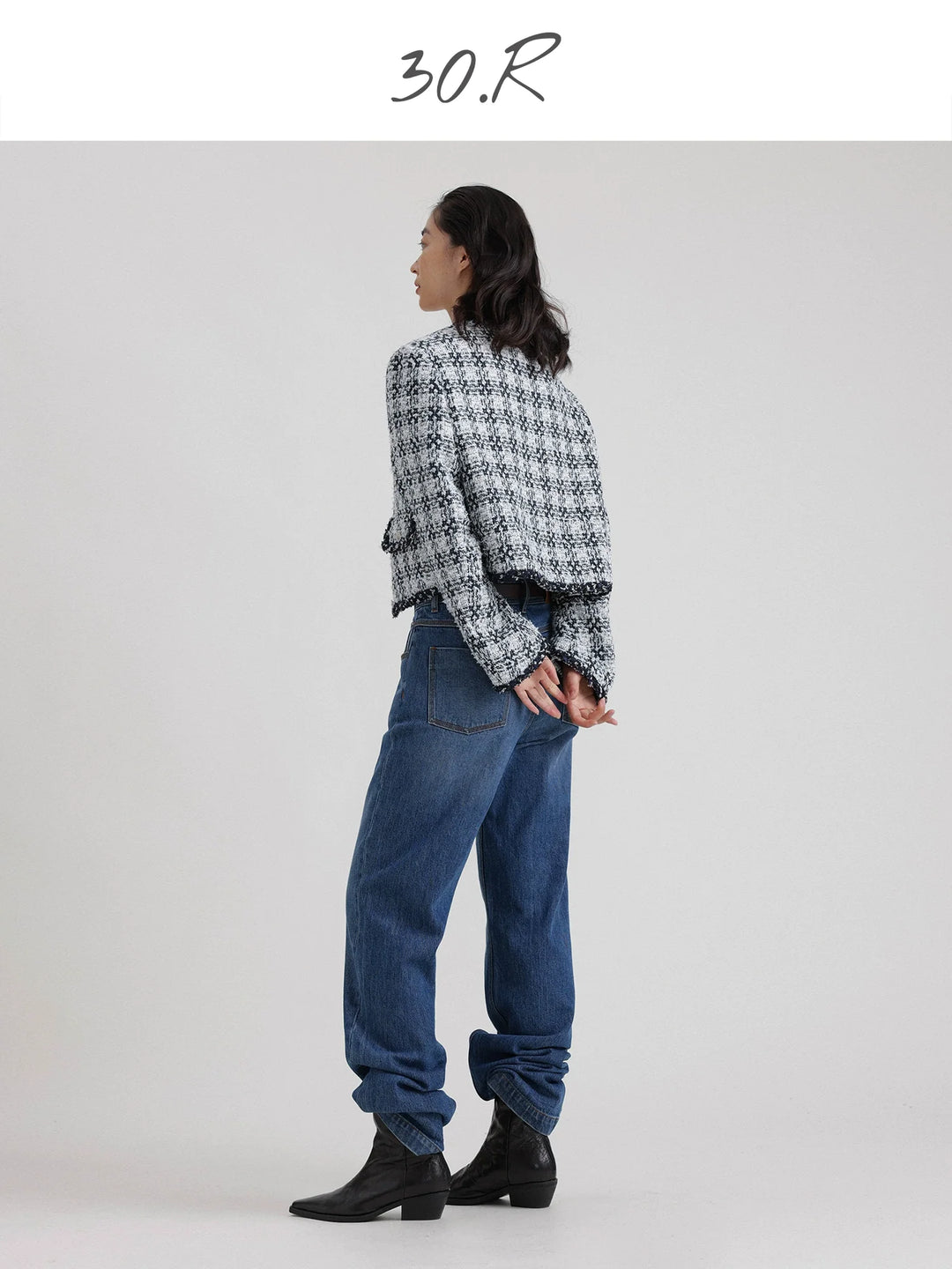 Natural Denim Straight-Leg Jeans