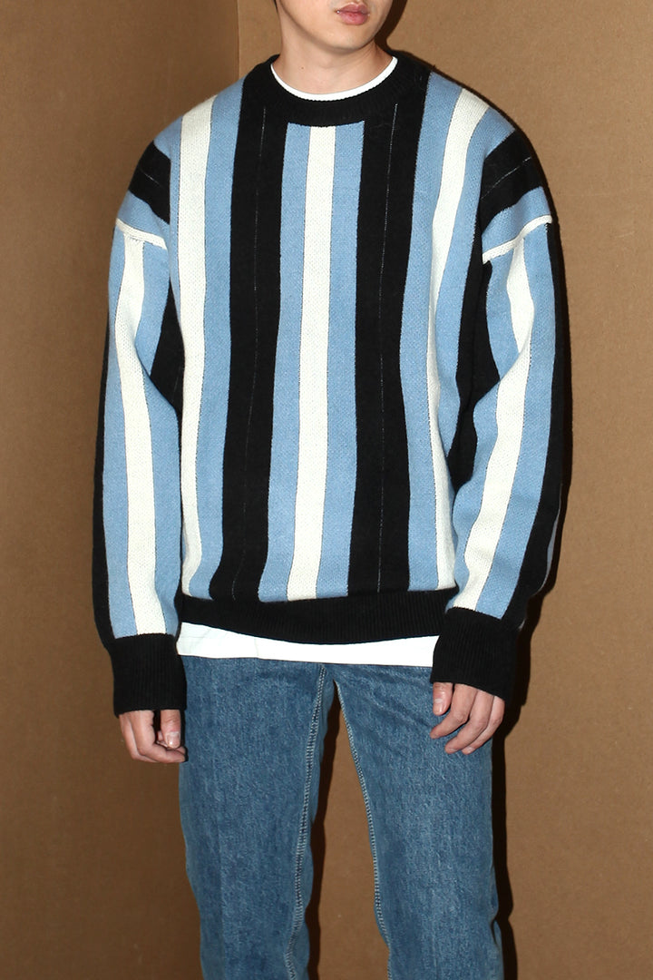 Vertical Striped Pullover