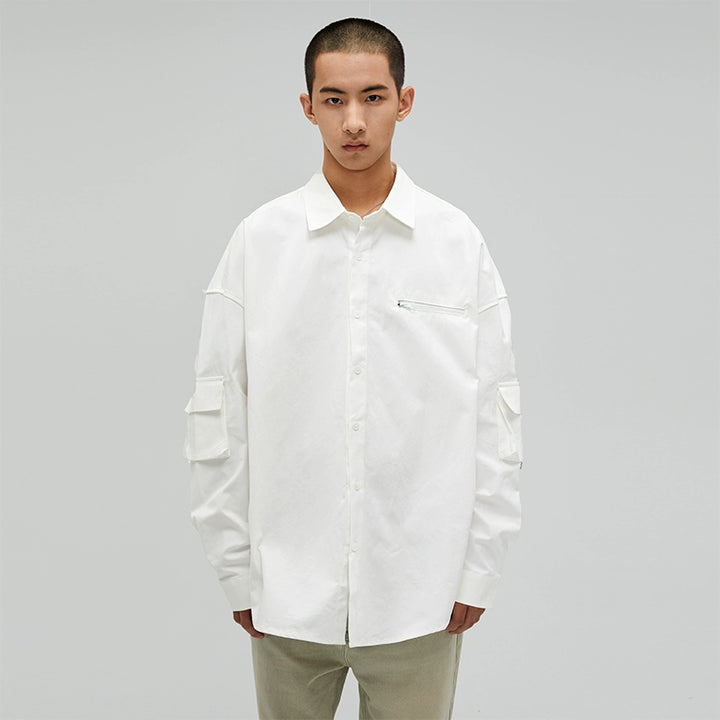 Classic White Shirt Jacket