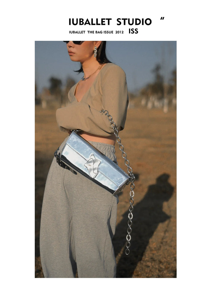 Leather Chain Shoulder Bag