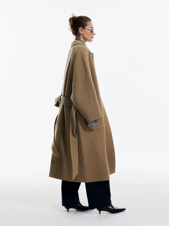 Natural Wool Cashmere Overcoat