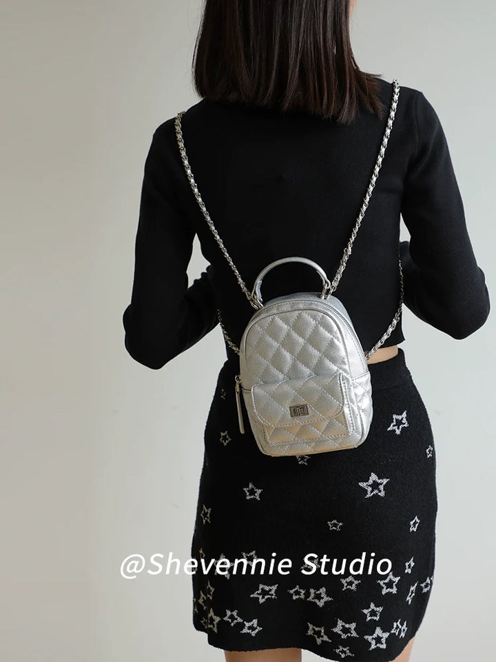 Shevennie Mini Chain Backpack