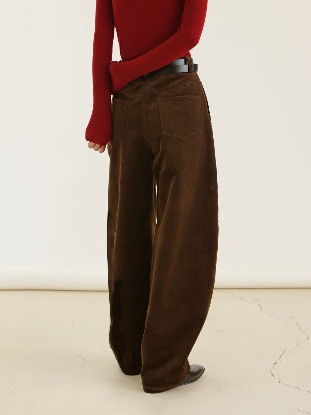 Corduroy Straight Pants