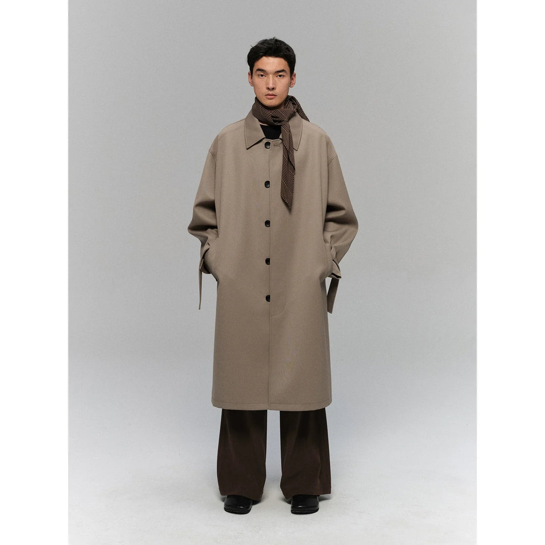 Wool Twill Trench Coat