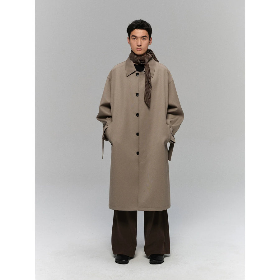 Wool Twill Trench Coat