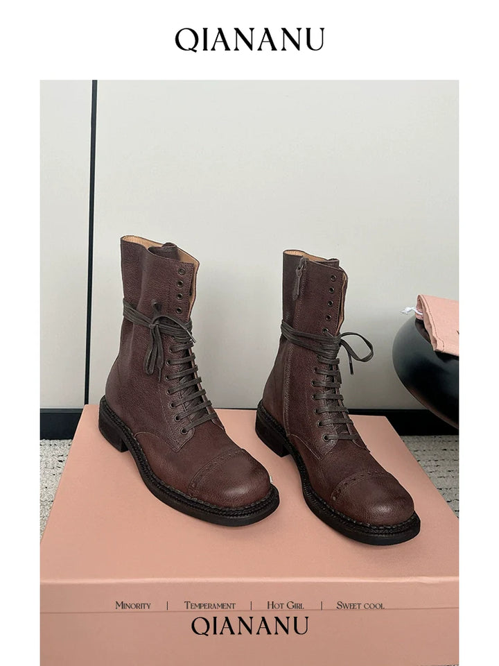 Maillard Leather Boots