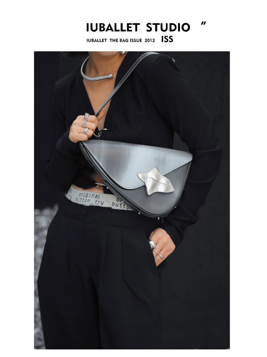 Leather Elegance Underarm Bag