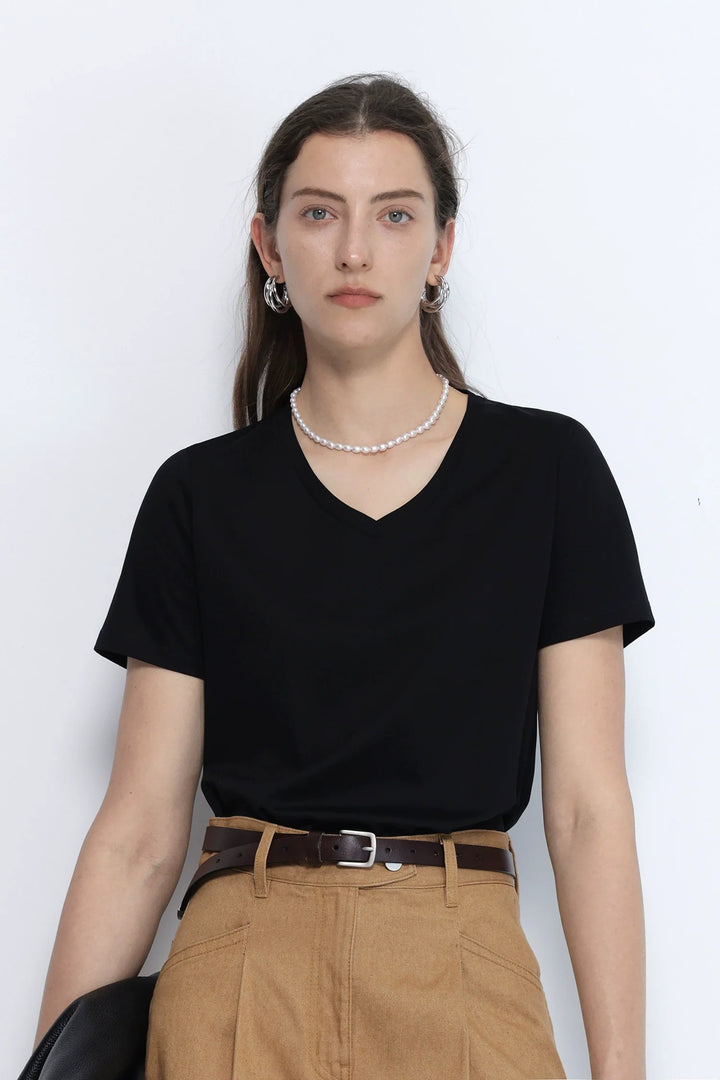 Mulberry Silk Pima Tee