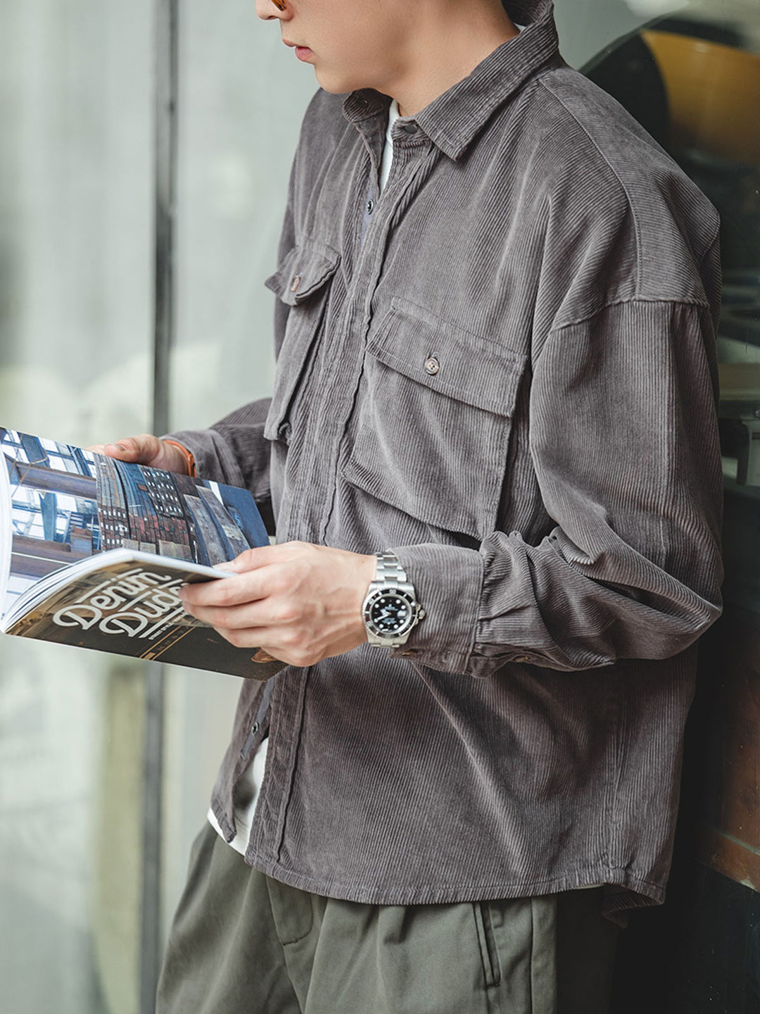 Loose Corduroy Jacket