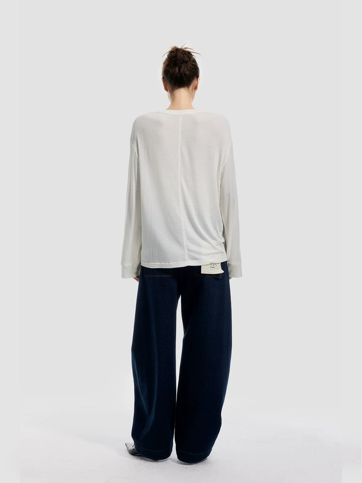 Tencel Wool Long Sleeve Tee